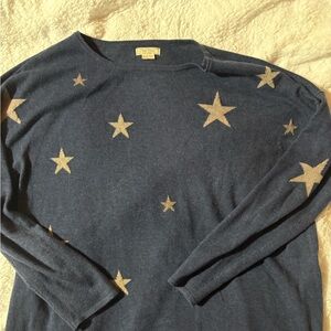 FatFace brand Blue Star Pattern Sweater
